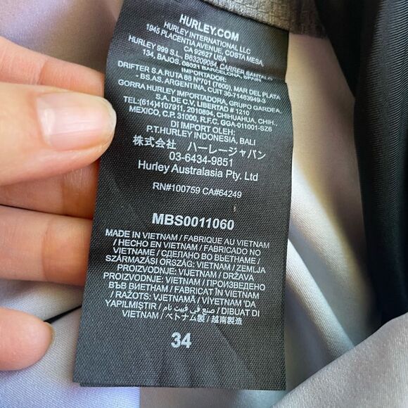 HURLEY PHANTOM WEEKENDER BOARDSHORT 20" Size 34 ( L ) - Picture 2 of 6